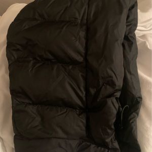 North face black hood for parka